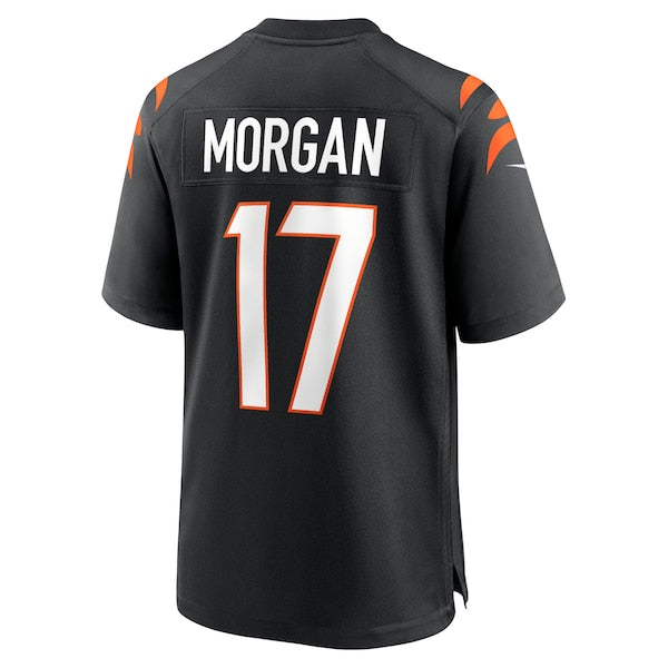 Stanley Morgan Cincinnati Bengals Nike Player Game Jersey - Black - Image 3