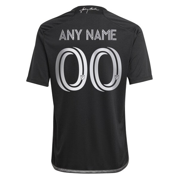 Nashville SC adidas Youth 2024 Man In Black Kit Replica Custom Jersey - Black - Image 3