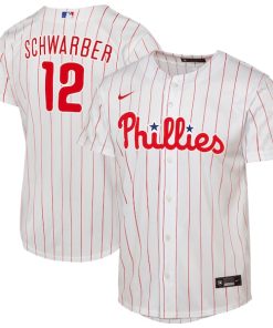 Kyle Schwarber Philadelphia Phillies Nike Youth Replica Jersey - White