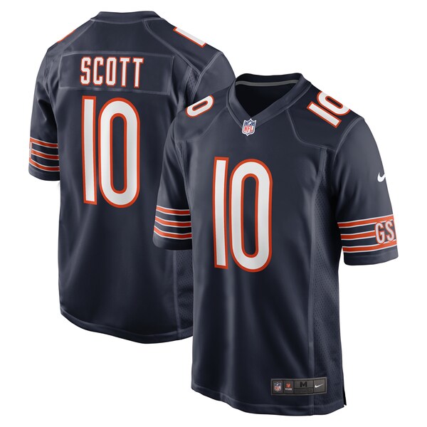 Tyler Scott Chicago Bears Nike Game Jersey - Navy - Image 2