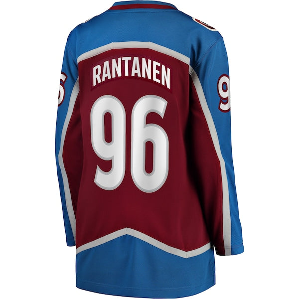Mikko Rantanen Colorado Avalanche Women's Home 2022 Stanley Cup Champions Breakaway Player Jersey - Burgundy - Image 3