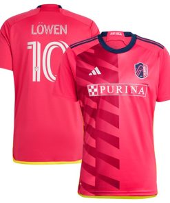 Eduard L?wen St. Louis City SC adidas 2024 CITY Kit Replica Jersey - Red