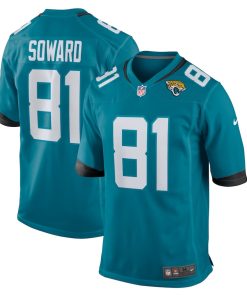 R. Jay Soward Jacksonville Jaguars Nike Retired Player Team Game Jersey -  Teal