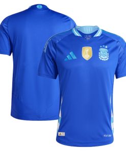 Argentina National Team adidas 2024 Away Authentic Jersey - Blue