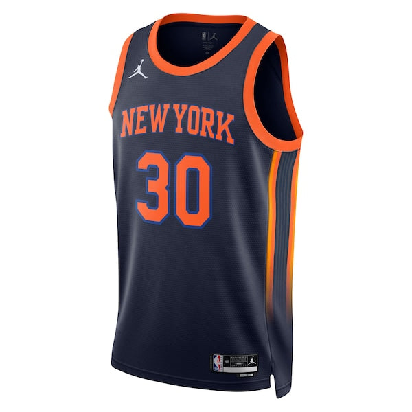 Julius Randle New York Knicks Jordan Brand Unisex Swingman Jersey - Statement Edition - Navy - Image 2