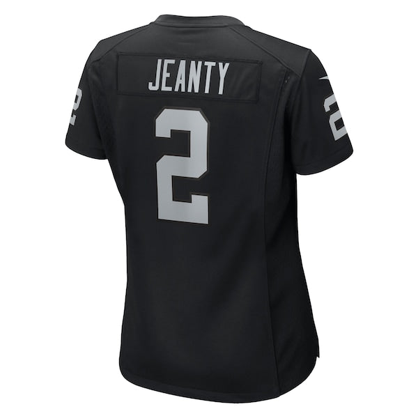 Ashton Jeanty Las Vegas Raiders Nike Women's 2025 NFL Draft First Round Pick Team Game Jersey - Black - Image 3