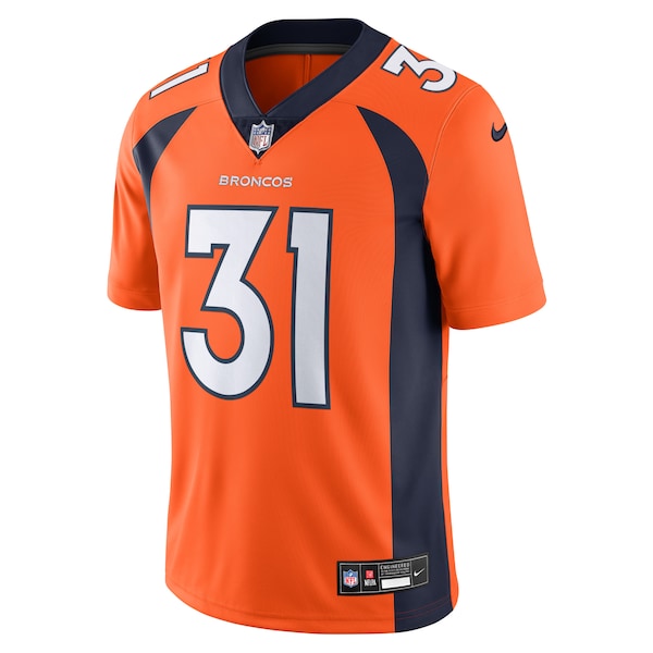 Justin Simmons Denver Broncos Nike Vapor Untouchable Limited Jersey - Orange - Image 2