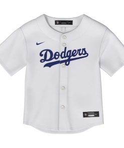 Alternative view of Mookie Betts Los Angeles Dodgers Nike Toddler Replica 2.0 Player Jersey - White