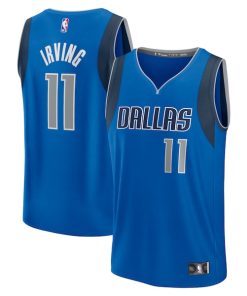 Kyrie Irving Dallas Mavericks  Fast Break Replica Player Jersey - Icon Edition - Blue