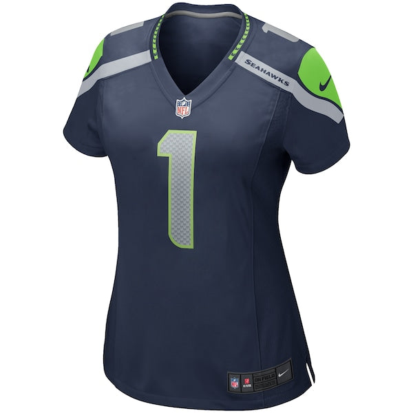 Warren Moon Seattle Seahawks Nike Women's Game Retired Player Jersey - College Navy/Royal - Image 4
