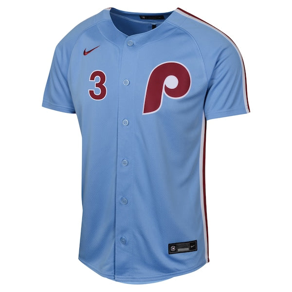 Bryce Harper Philadelphia Phillies Nike Youth Alternate Limited Player Jersey - Light Blue/White/Cream - Image 3