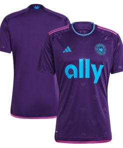 Charlotte FC adidas 2023 Crown Jewel Kit Replica Jersey - Purple