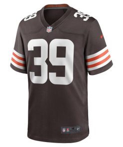 Alternative view of Kenyan Drake Cleveland Browns Nike  Game Jersey -  Brown
