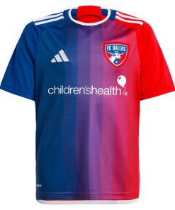 Alternative view of FC Dallas adidas Youth 2024 After Burner Replica Jersey?¨C Navy