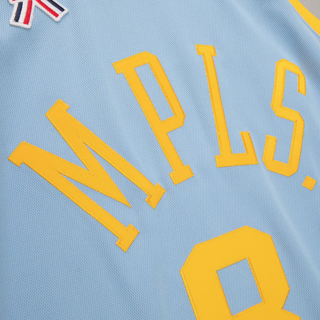 Men's Los Angeles Lakers Kobe Bryant M $ N Powder Blue 2001/02 Hardwood Classics Authentic Player Jersey - Image 3
