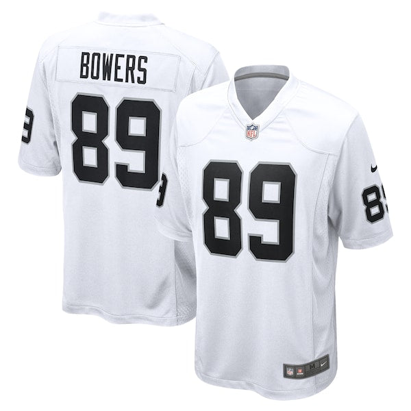 Brock Bowers Las Vegas Raiders Nike Game Jersey - White