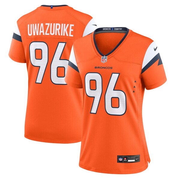 Eyioma Uwazurike Denver Broncos Nike Women's Team Game Jersey - Orange - Image 2