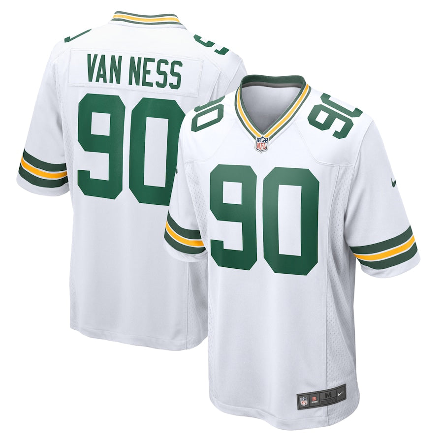 Lukas Van Ness Green Bay Packers Nike Game Jersey - White