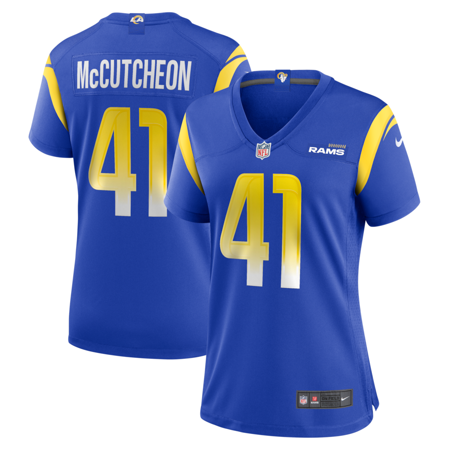 Cameron McCutcheon Los Angeles Rams Nike Women's Game Jersey - Royal