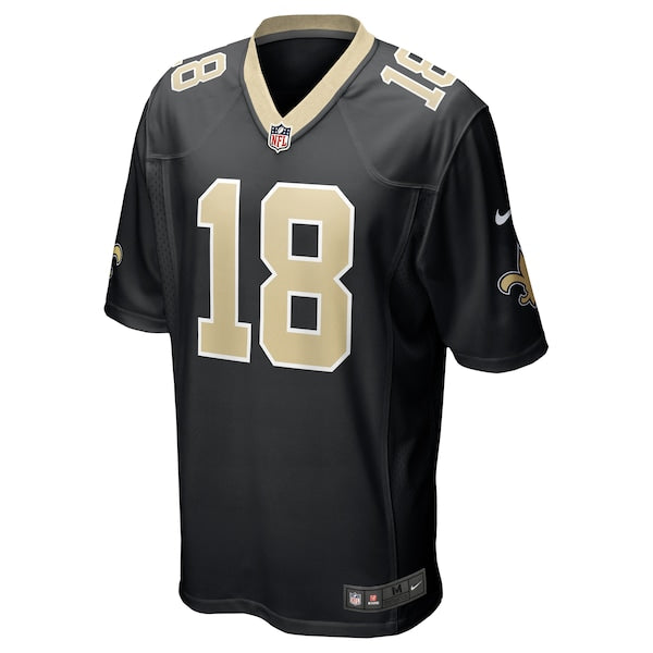 Keith Kirkwood New Orleans Saints Nike Team Game Jersey - Black - Image 3