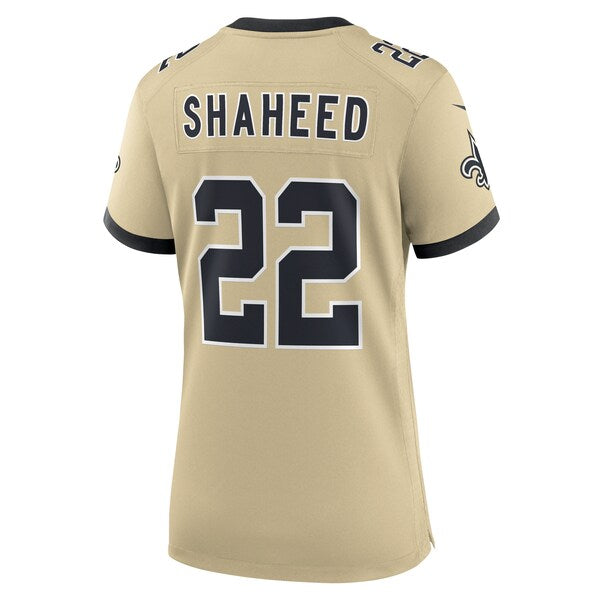 Rashid Shaheed New Orleans Saints Nike Women's Alternate Game Player Jersey - Gold - Image 3
