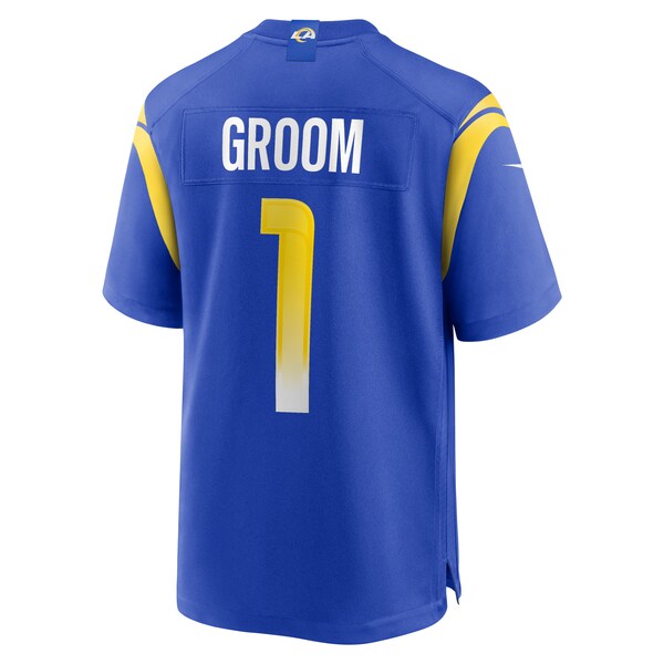 Number 1 Groom Los Angeles Rams Nike Game Jersey - Royal - Image 3