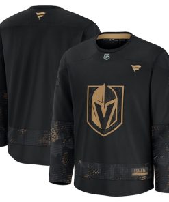 Vegas Golden Knights  2024 Military Appreciation Practice Jersey - Black