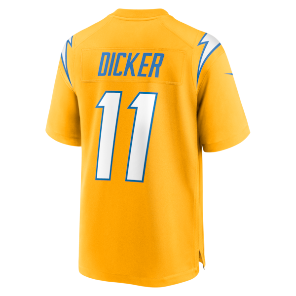 Cameron Dicker Los Angeles Chargers Nike Alternate Game Jersey - Gold/Navy/Powder Blue - Image 4