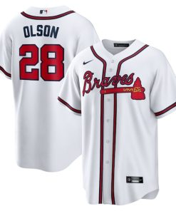 Matt Olson Atlanta Braves Nike Home Replica Player Jersey - White