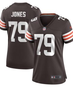 Dawand Jones Cleveland Browns Nike Women's Team Game Jersey -  Brown