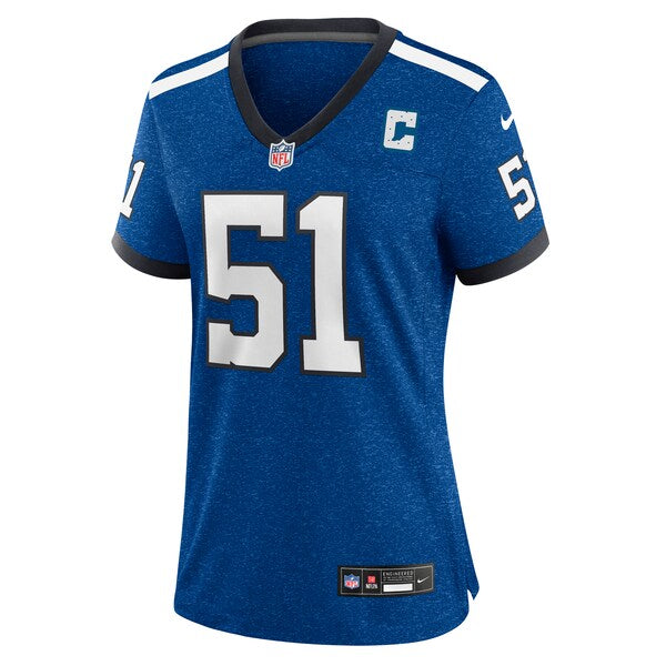 Kwity Paye Indianapolis Colts Nike Women's Indiana Nights Alternate Game Jersey - Royal/Royal - Image 4