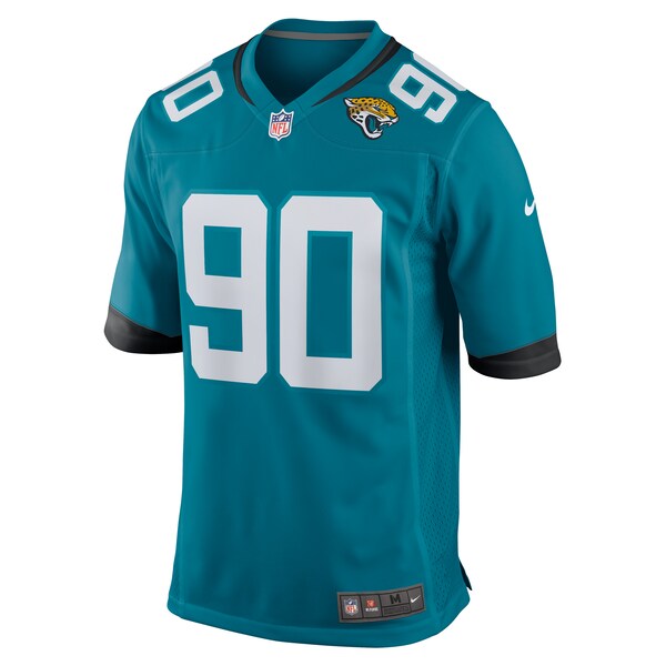 Angelo Blackson Jacksonville Jaguars Nike Team Game Jersey - Teal - Image 2