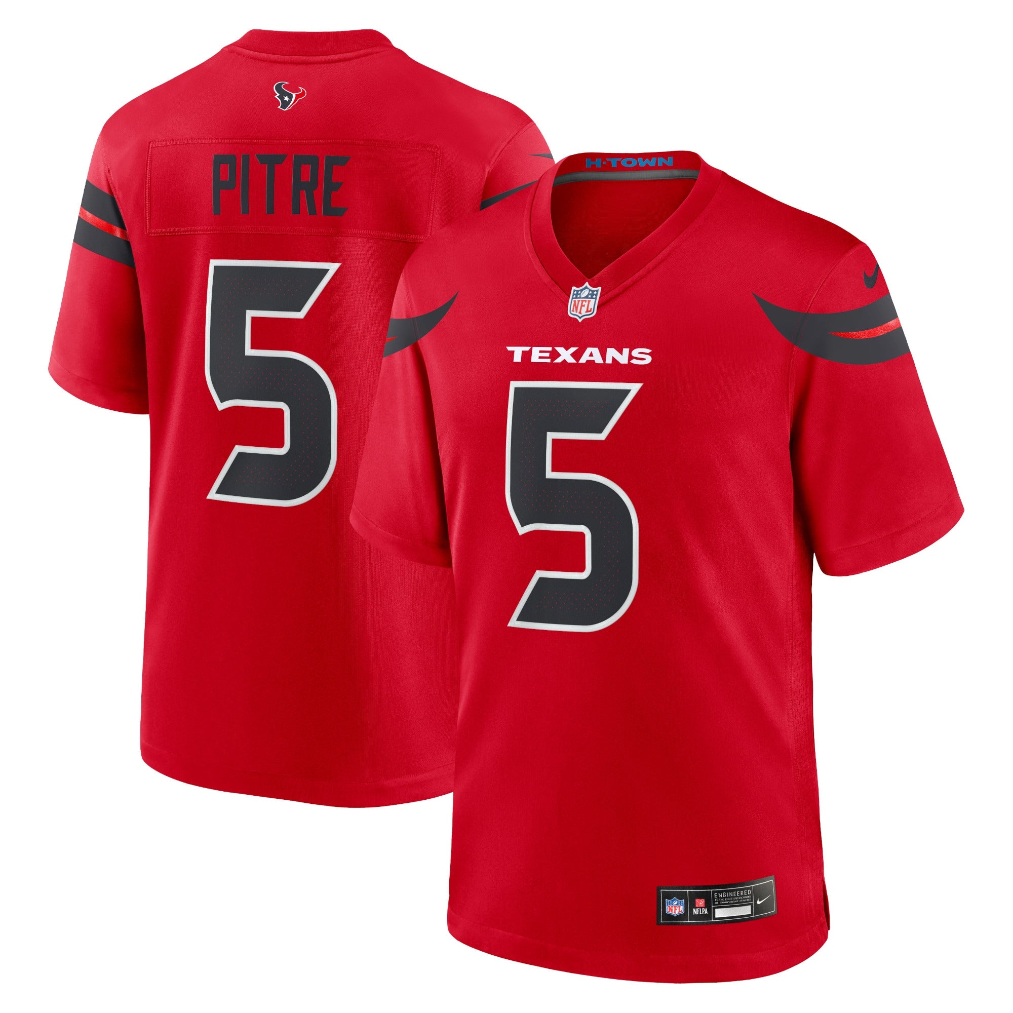 Jalen Pitre Houston Texans Nike Game Jersey - Navy - Image 7