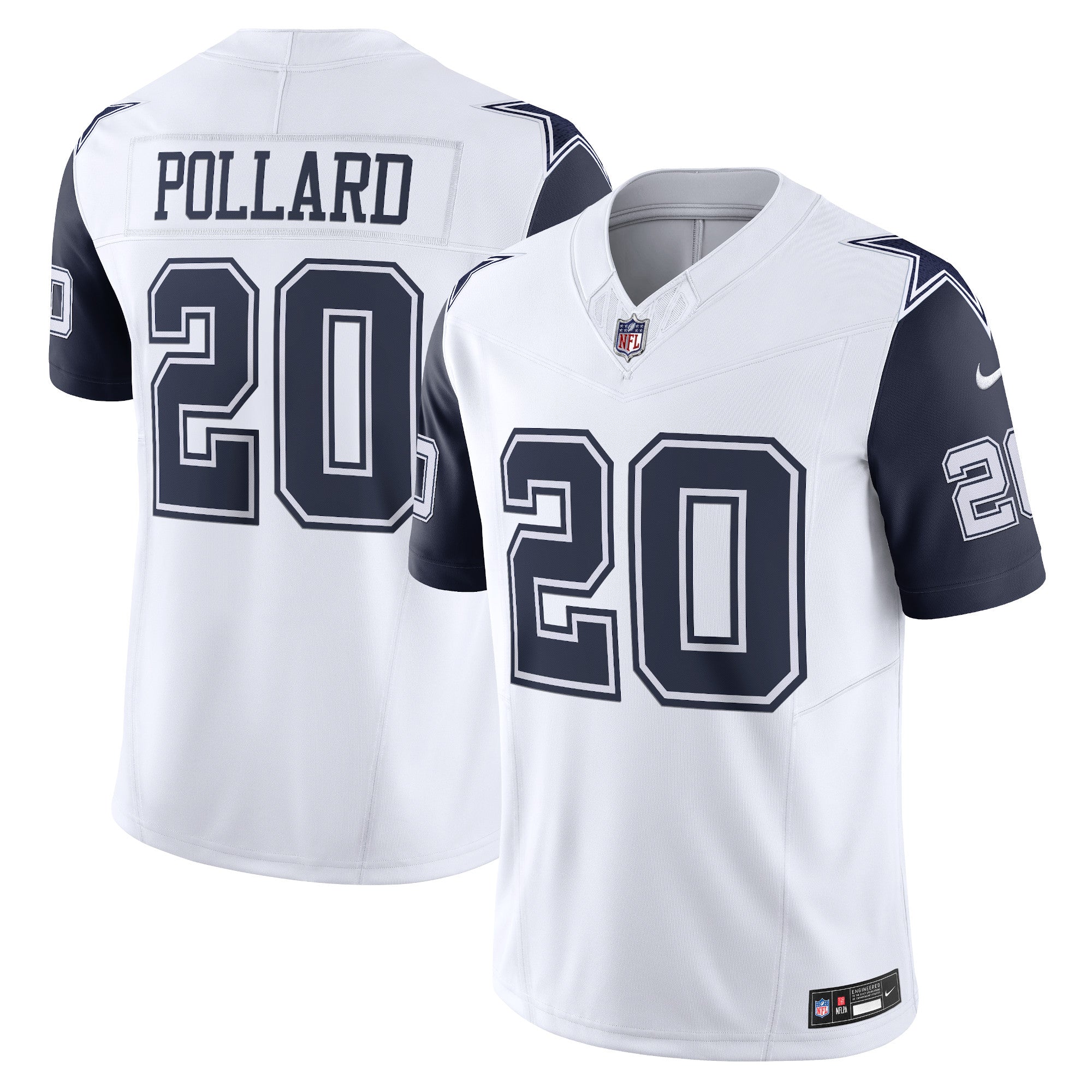 Tony Pollard Dallas Cowboys Nike Vapor F.U.S.E. Limited Jersey - Navy/White - Image 5