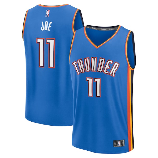 Isaiah Joe Oklahoma City Thunder Fast Break Replica Player Jersey - Icon Edition - Blue