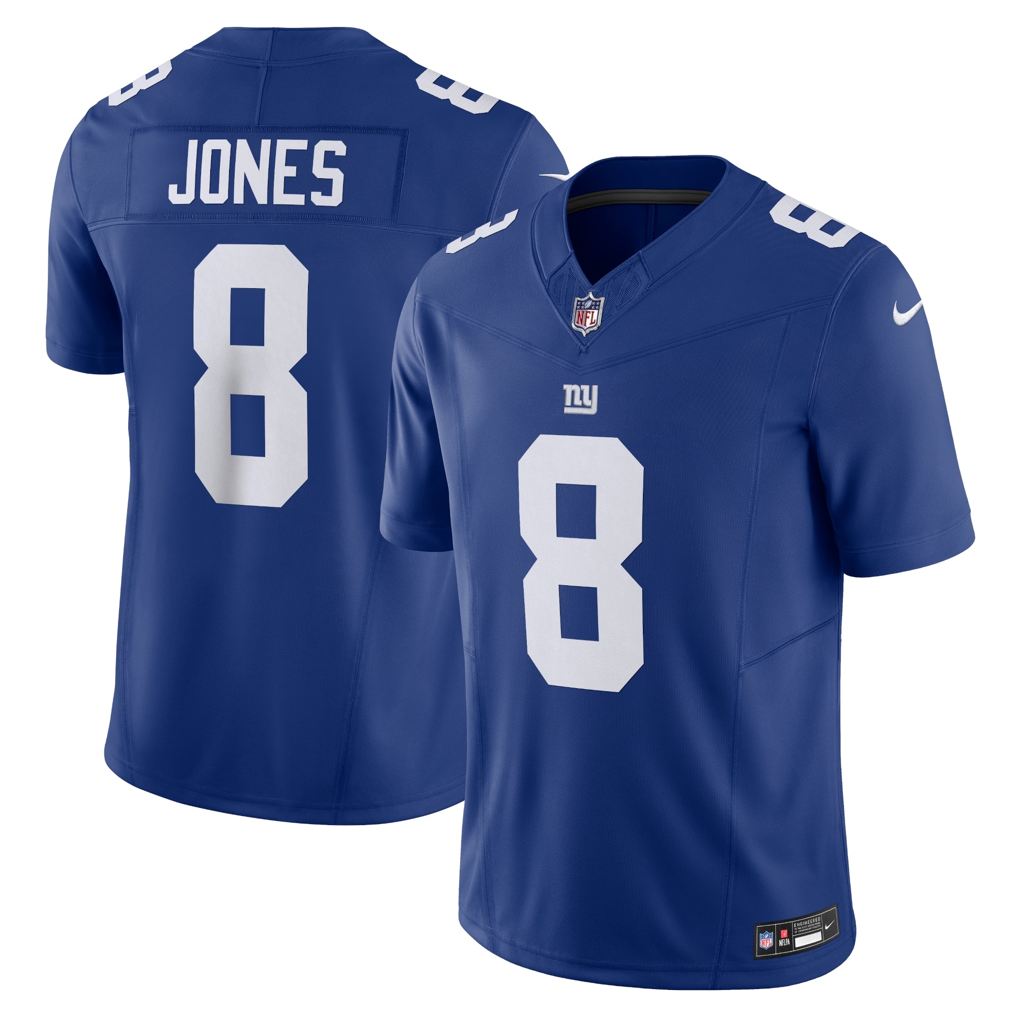 Daniel Jones New York Giants Nike Vapor F.U.S.E. Limited Jersey - White - Image 6
