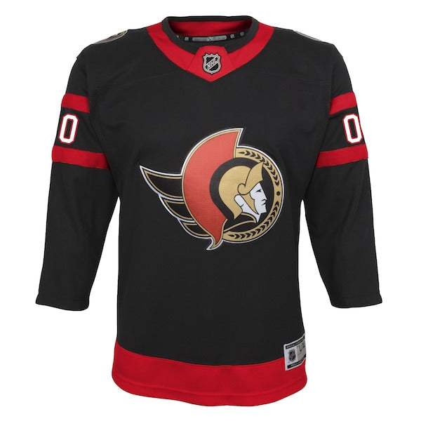 Ottawa Senators Youth Home Custom Premier Jersey - Black - Image 2
