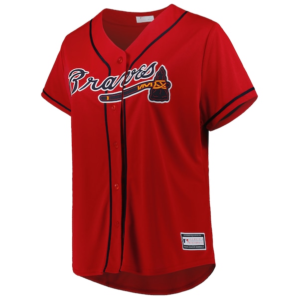 Matt Olson Atlanta Braves Women's Plus Size Replica Player Jersey - Red - Image 2