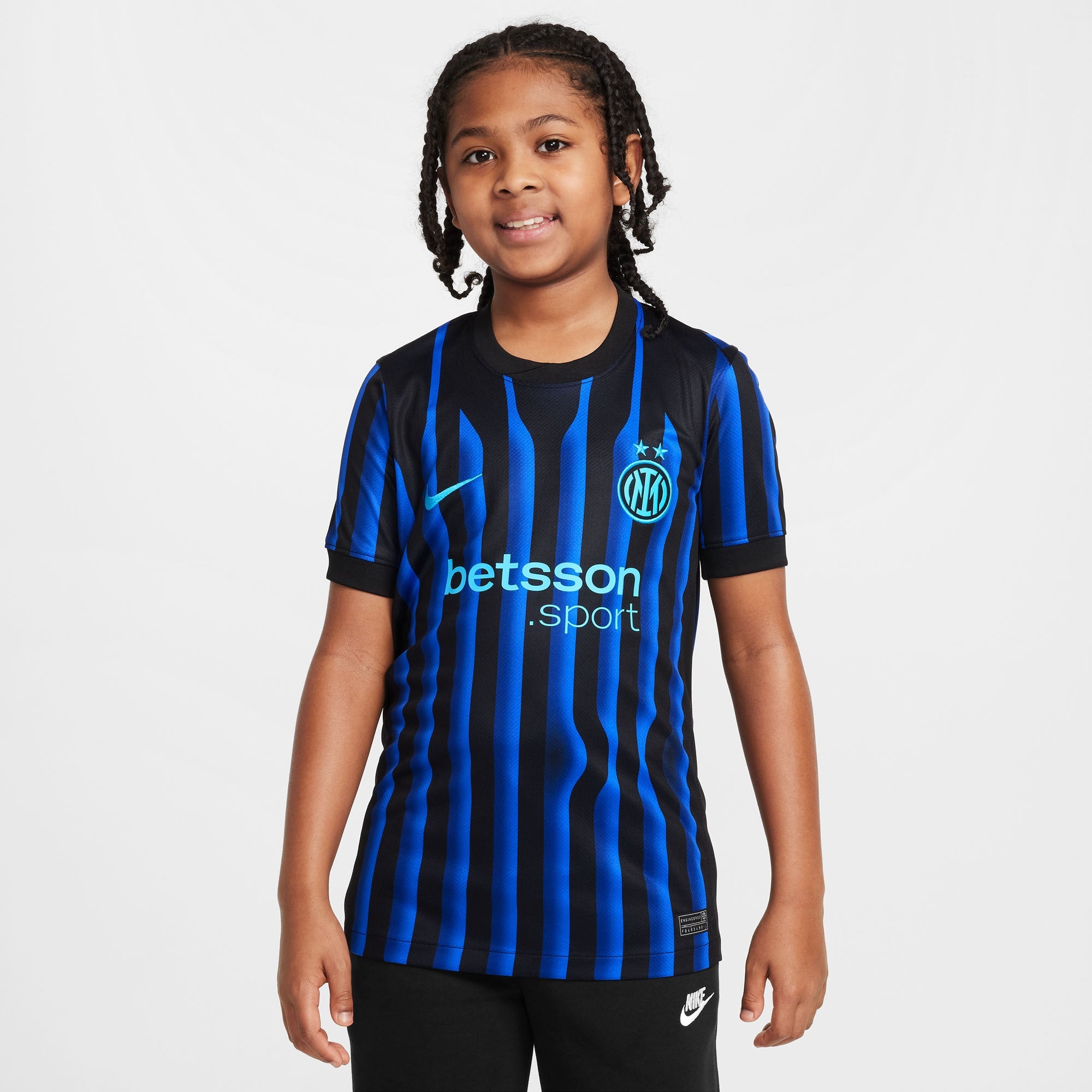 Inter Milan Nike Youth 2025/26 Away Replica Jersey - Aqua/Blue - Image 15
