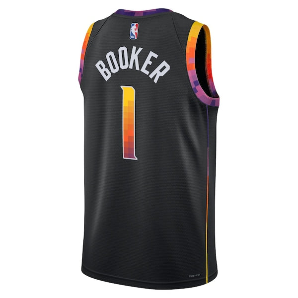 Devin Booker Phoenix Suns Jordan Brand Unisex Swingman Jersey - Statement Edition - Black - Image 3