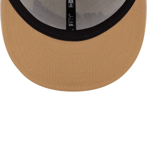 Boston Celtics New Era 2024 NBA Finals Champions Locker Room 9FIFTY Snapback Hat - Cream - Image 5