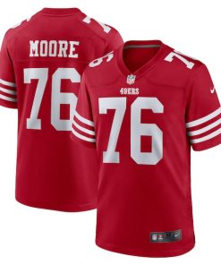 Jaylon Moore San Francisco 49ers Nike  Game Jersey -  Scarlet