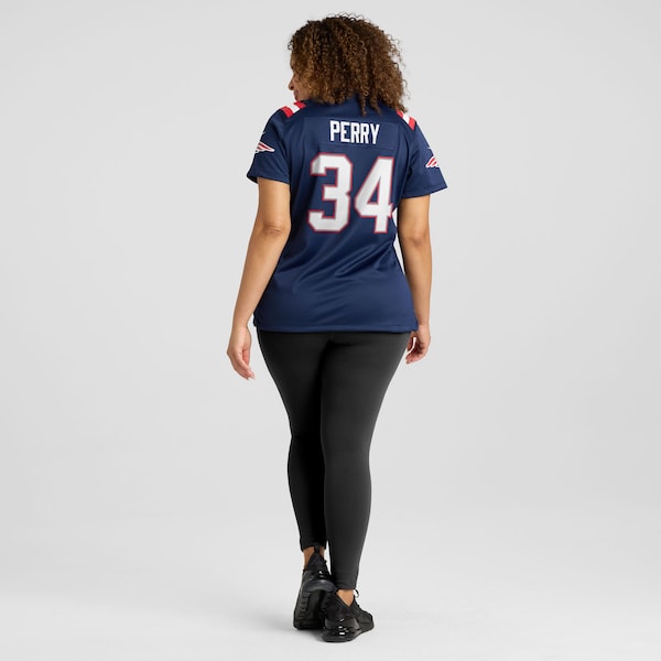 Mark Perry New England Patriots Nike Women's Team Game Jersey - Navy - Image 7