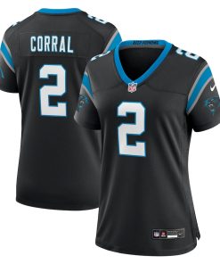 Matt Corral Carolina Panthers Nike Women's Team Game Jersey - Black