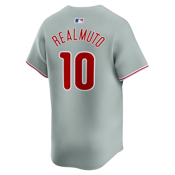 J.T. Realmuto Philadelphia Phillies Nike Away Limited Player Jersey - Gray/White - Image 4