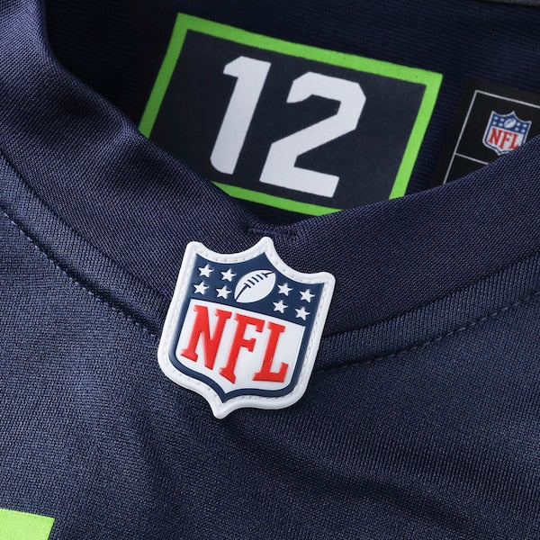 Noah Fant Seattle Seahawks Nike Game Jersey - College Navy - Image 5