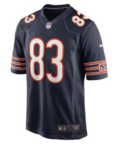 Alternative view of Nsimba Webster Chicago Bears Nike Team Game Jersey -  Navy