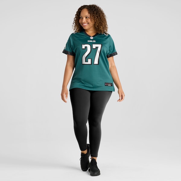 Quinyon Mitchell Philadelphia Eagles Nike Women's Team Game Jersey - Midnight Green - Image 6