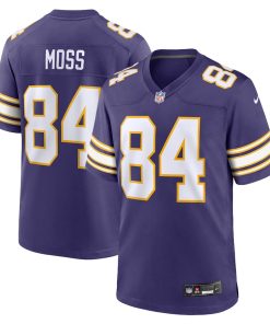 Randy Moss Minnesota Vikings Nike Classic Retired Player Game Jersey - Purple