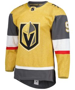 Alternative view of Jack Eichel Vegas Golden Knights adidas Home Primegreen Authentic Player Jersey - Gold